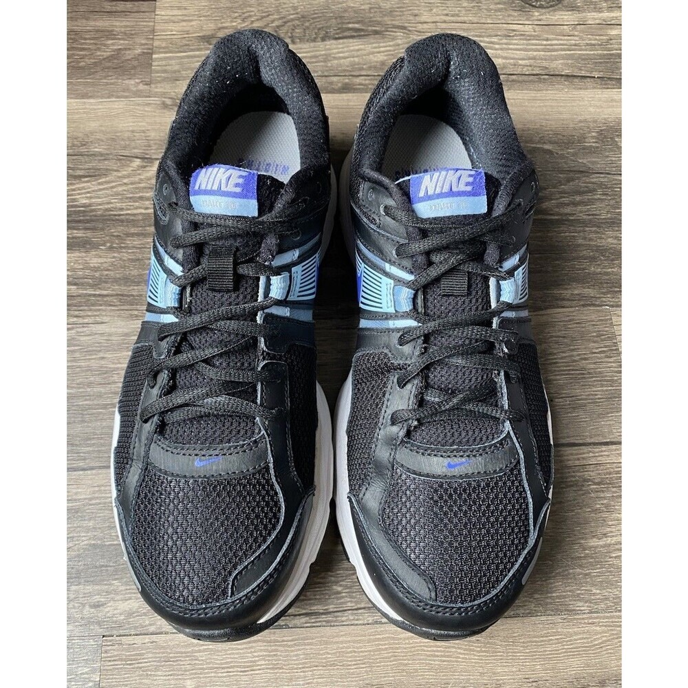Nike Dart 10 Black Blue Women's Running Shoes Size 8 Sneakers 580428-001